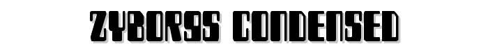 Zyborgs Condensed font